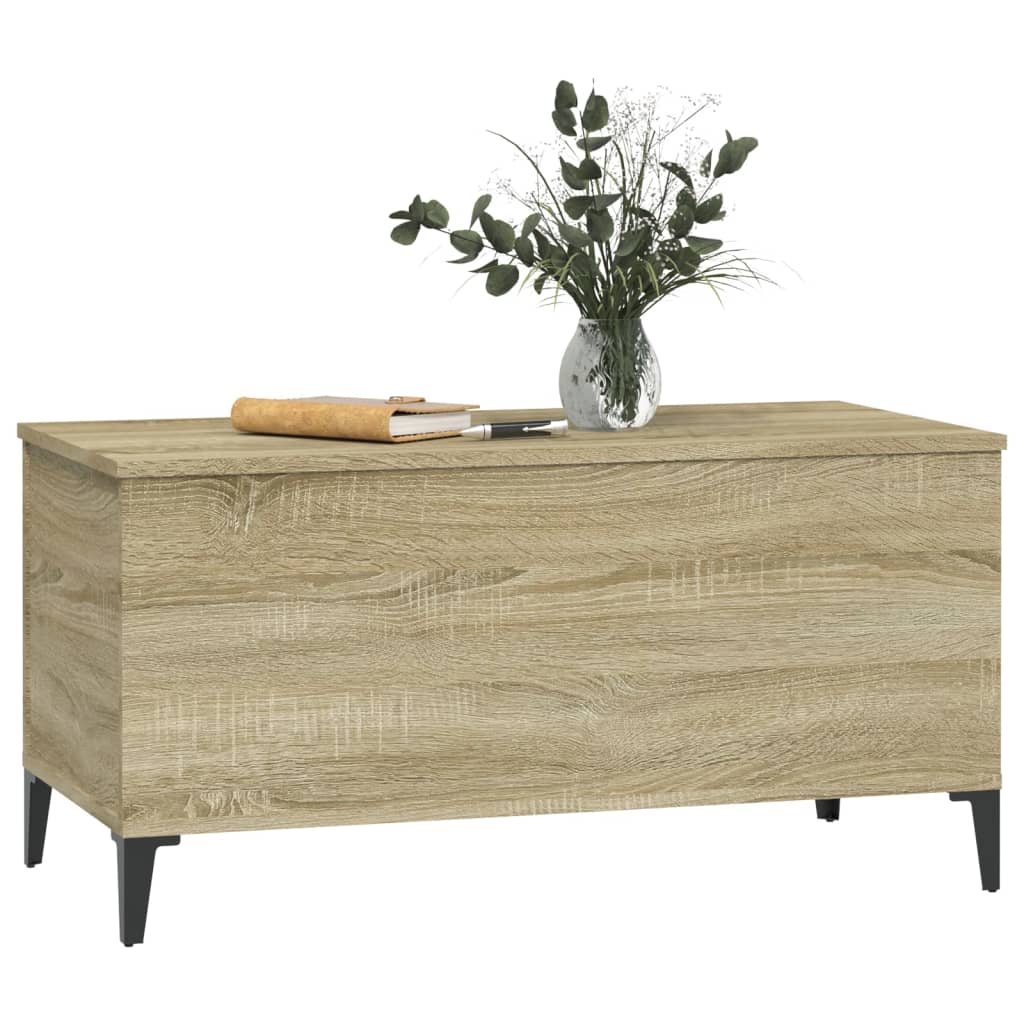 vidaXL Măsuță de cafea, stejar sonoma, 90x44,5x45 cm, lemn compozit