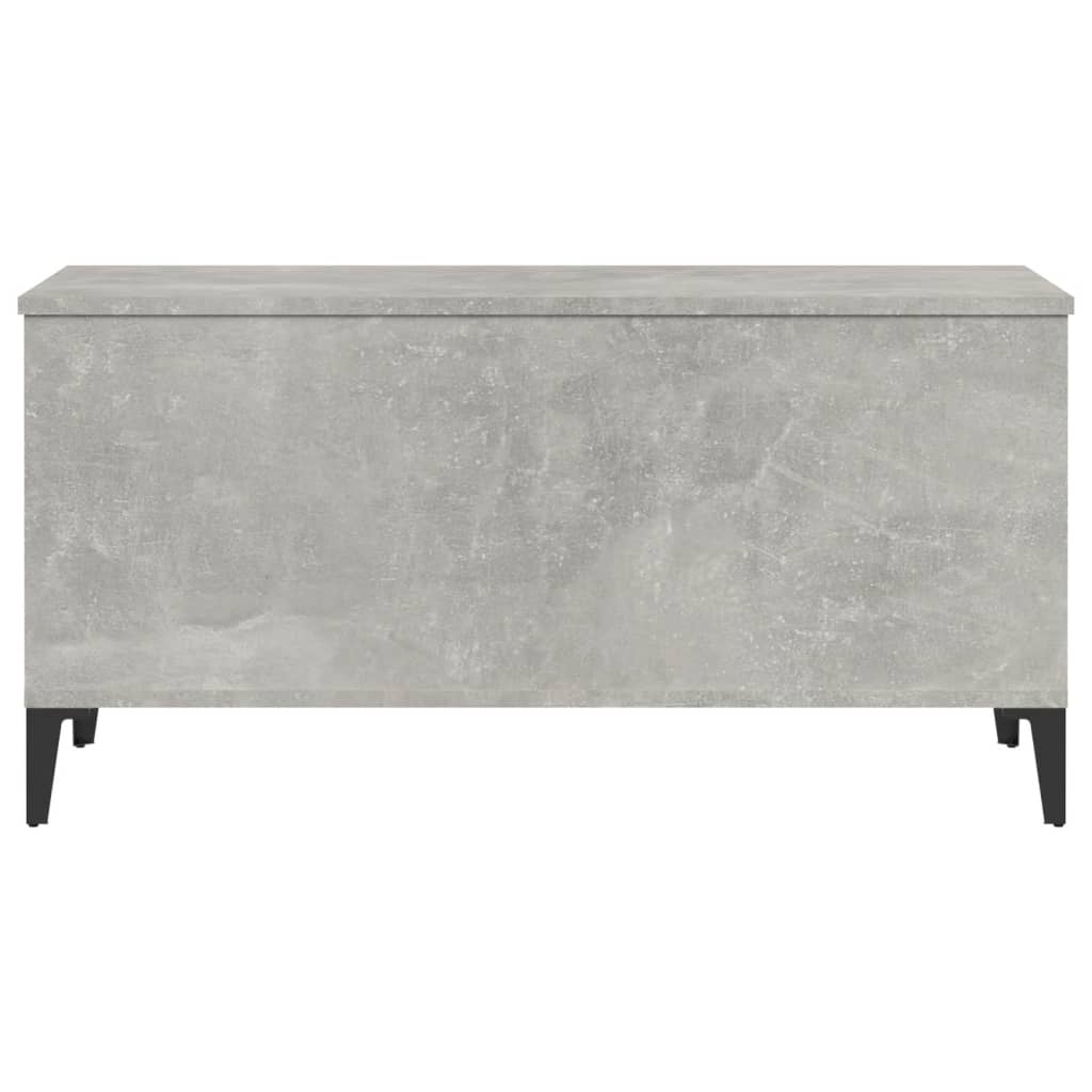 vidaXL Măsuță de cafea, gri beton, 90x44,5x45 cm, lemn compozit