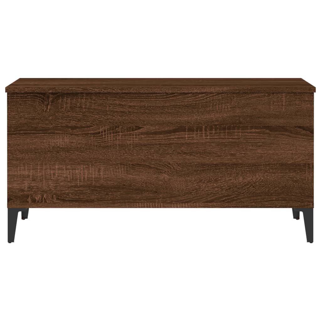 vidaXL Măsuță de cafea, stejar maro, 90x44,5x45 cm, lemn compozit vidaXL Măsuță de cafea, stejar maro, 90x44,5x45 cm, lemn compozit