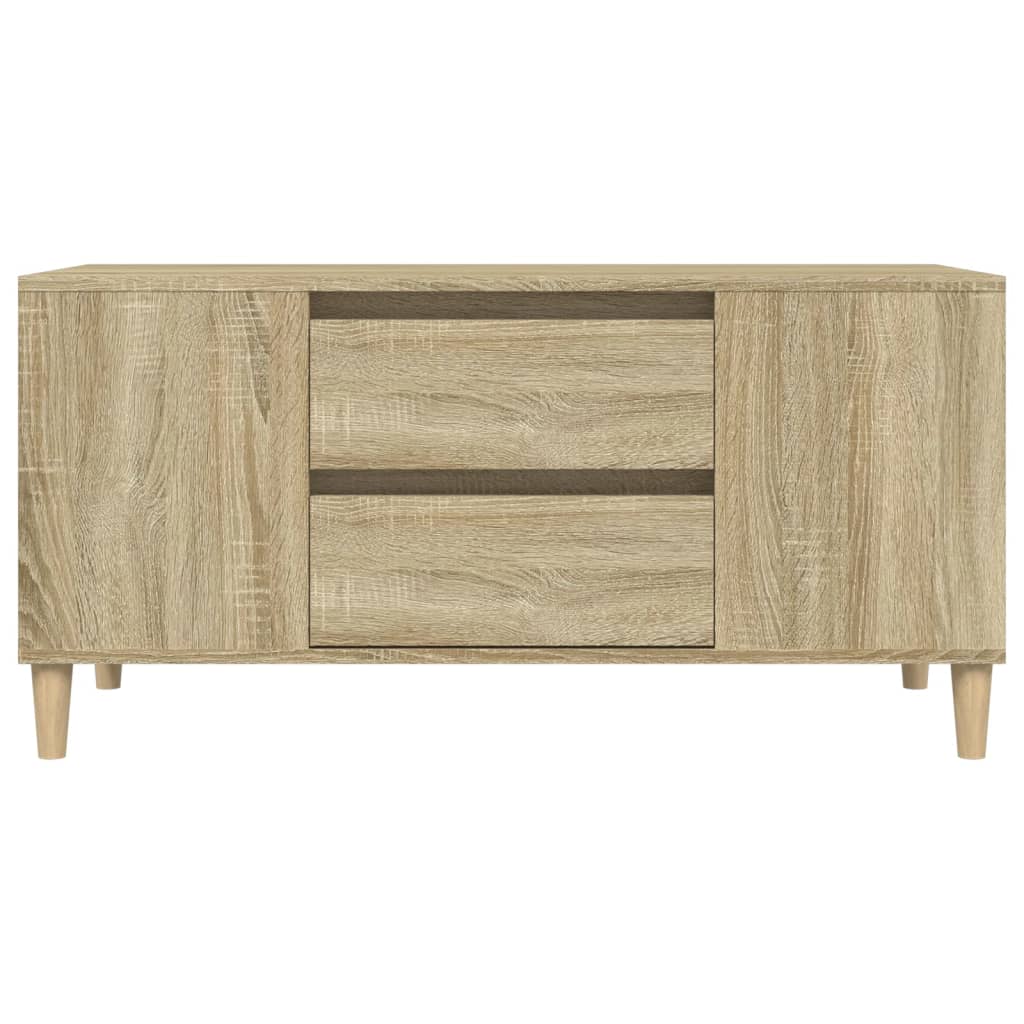 vidaXL Comodă TV, stejar sonoma, 102x44,5x50 cm, lemn prelucrat vidaXL Comodă TV, stejar sonoma, 102x44,5x50 cm, lemn prelucrat