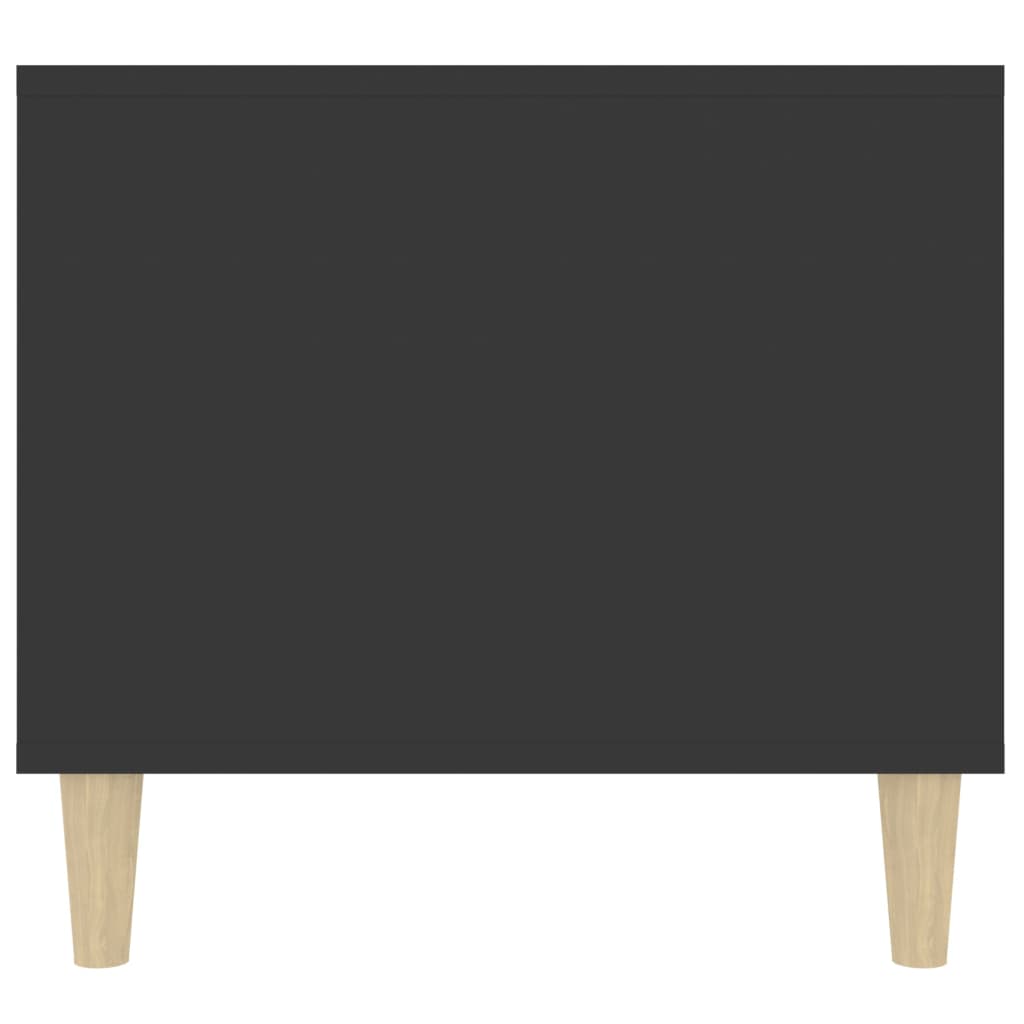 vidaXL Măsuță de cafea, negru, 90x49x45 cm, lemn compozit vidaXL Măsuță de cafea, negru, 90x49x45 cm, lemn compozit