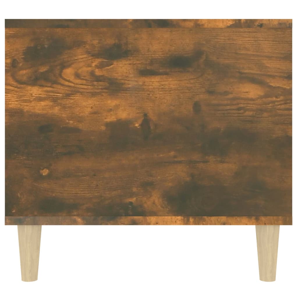 vidaXL Măsuță de cafea, stejar fumuriu, 90x49x45 cm, lemn prelucrat vidaXL Măsuță de cafea, stejar fumuriu, 90x49x45 cm, lemn prelucrat