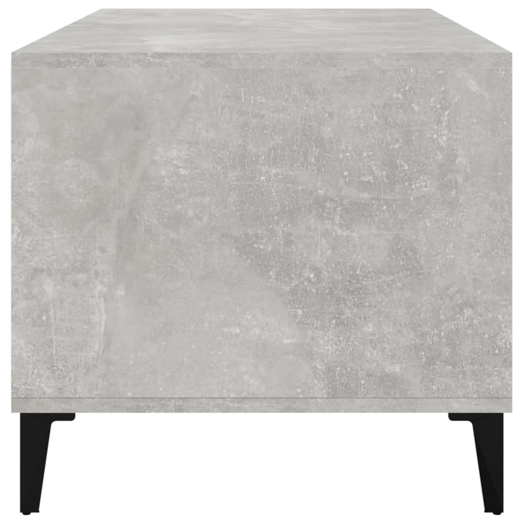 vidaXL Măsuță de cafea, gri beton, 90x49x45 cm, lemn prelucrat