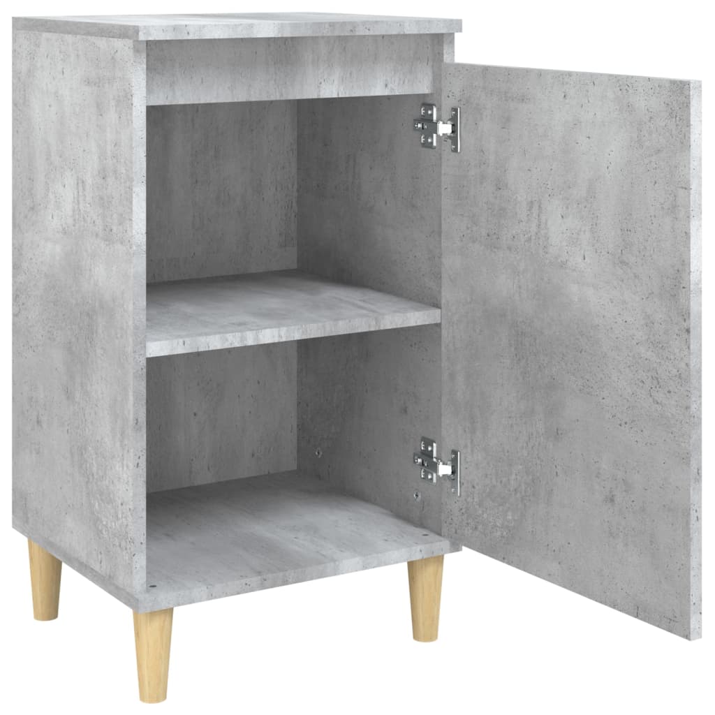 vidaXL Noptiere, 2 buc., gri beton, 40x35x70 cm, lemn prelucrat vidaXL Noptiere, 2 buc., gri beton, 40x35x70 cm, lemn prelucrat