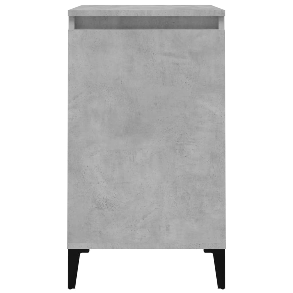 vidaXL Noptiere, 2 buc., gri beton, 40x35x70 cm, lemn prelucrat vidaXL Noptiere, 2 buc., gri beton, 40x35x70 cm, lemn prelucrat