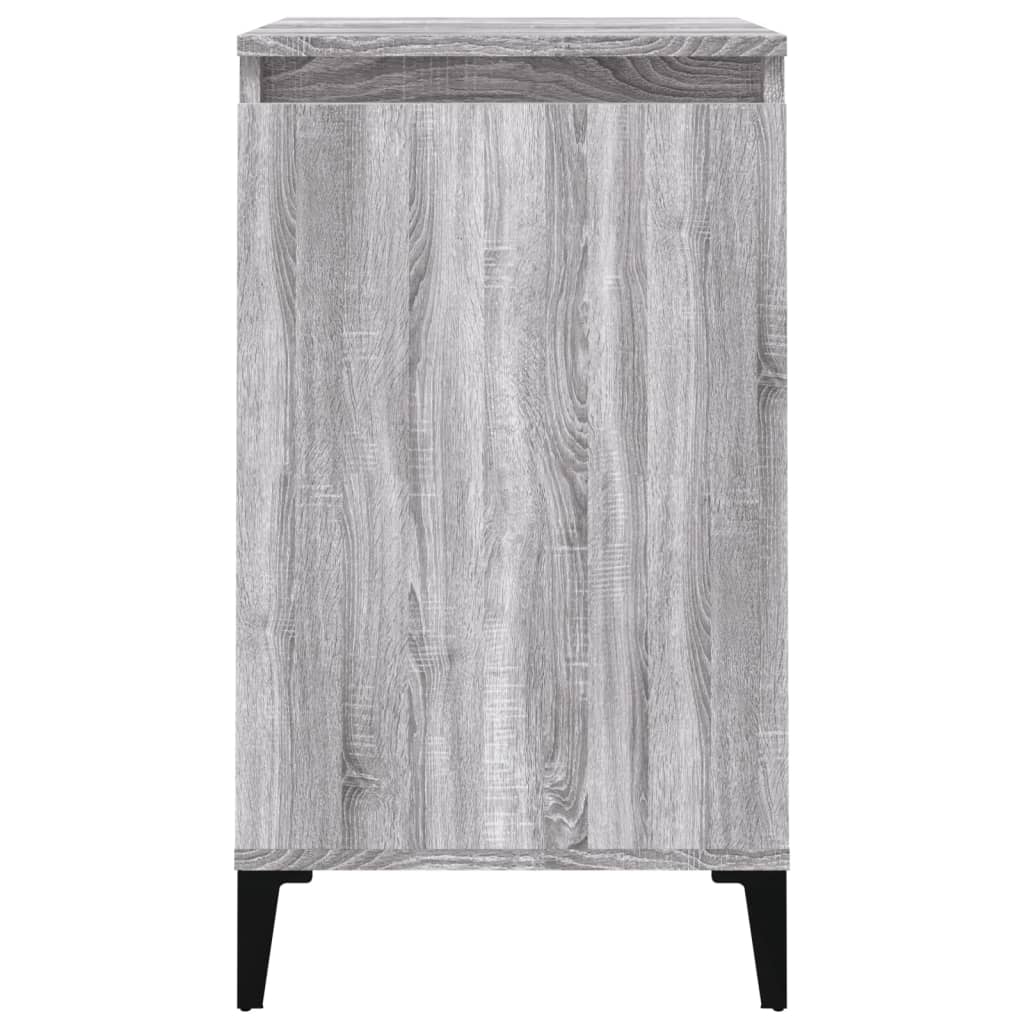 vidaXL Noptiere, 2 buc., gri sonoma, 40x35x70 cm, lemn prelucrat vidaXL Noptiere, 2 buc., gri sonoma, 40x35x70 cm, lemn prelucrat