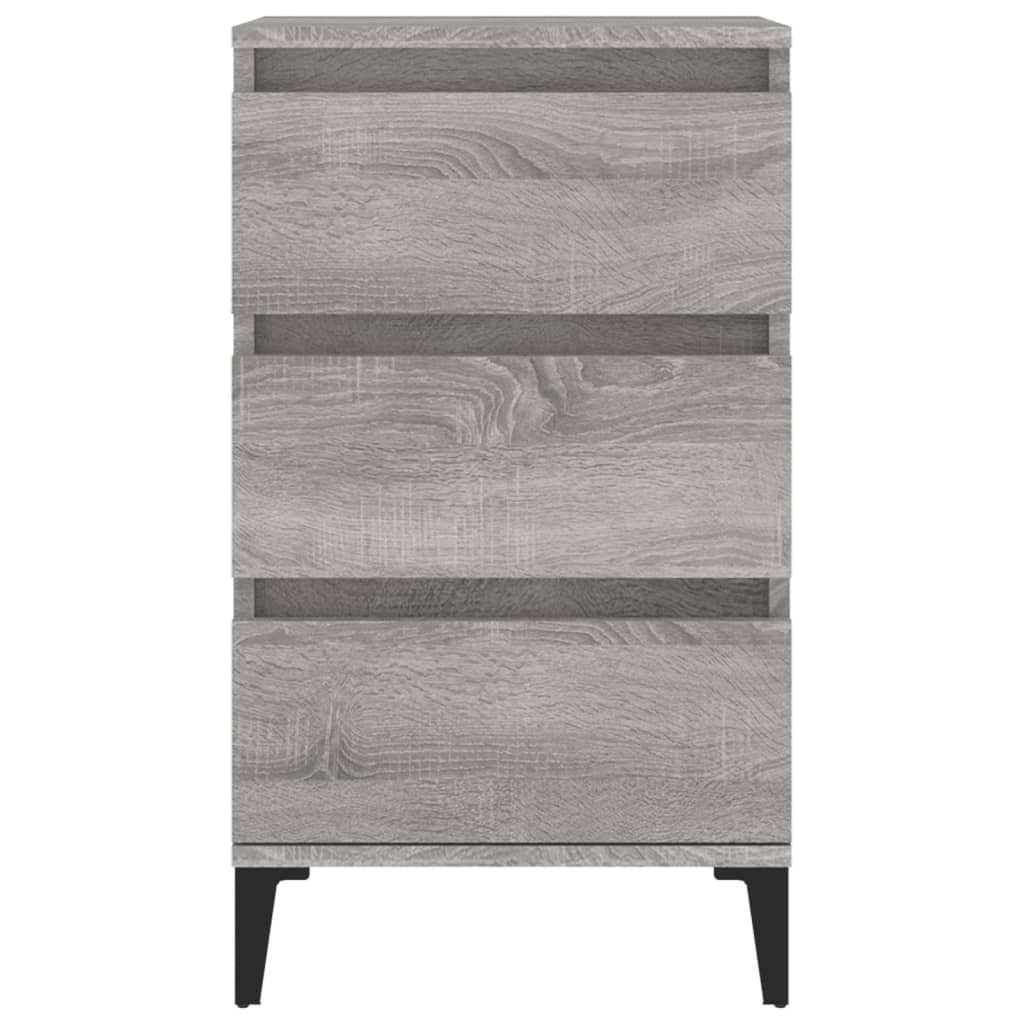 vidaXL Noptieră, gri sonoma, 40x35x70 cm, lemn prelucrat