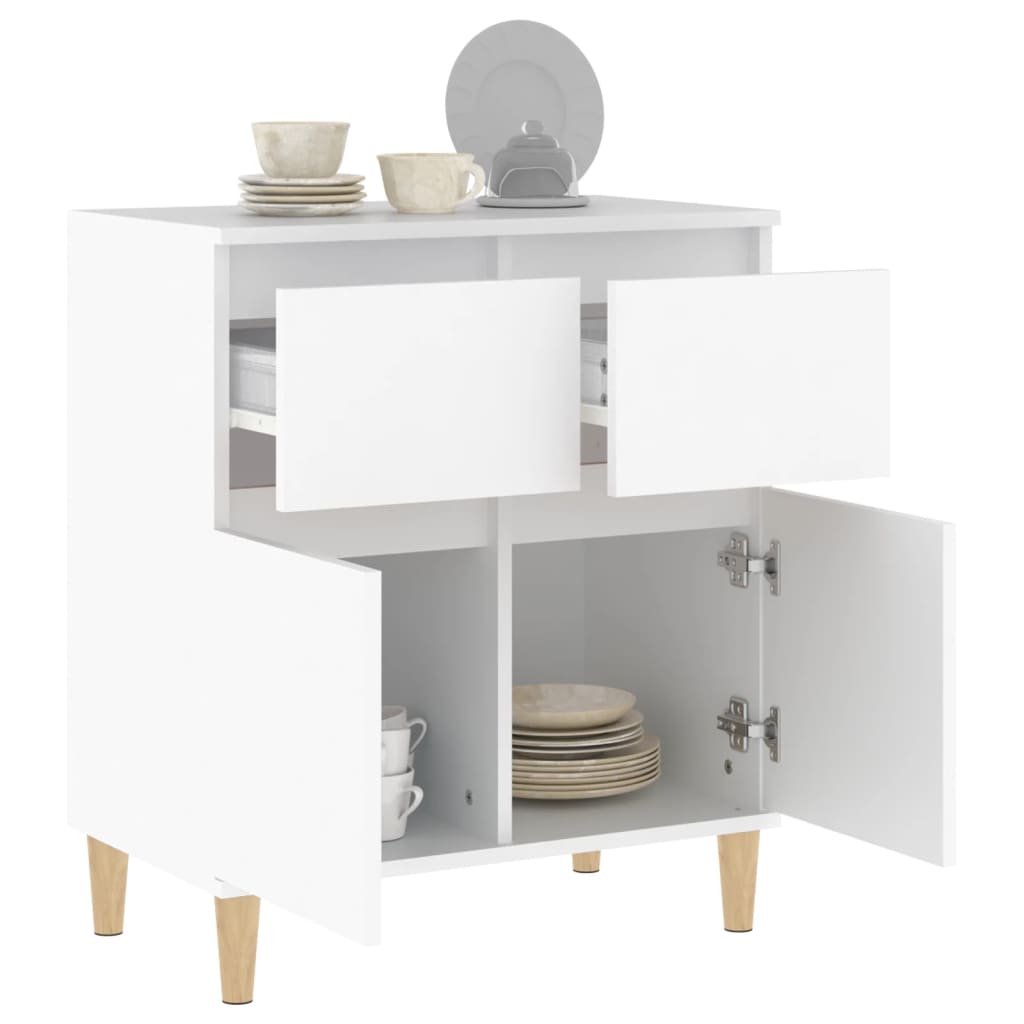 vidaXL Servantă, alb, 60x35x70 cm, lemn prelucrat vidaXL Servantă, alb, 60x35x70 cm, lemn prelucrat