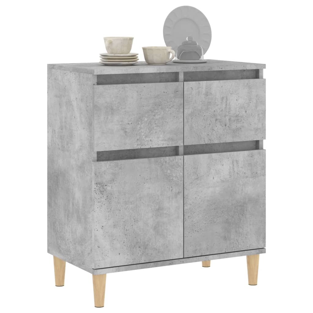 vidaXL Servantă, gri beton, 60x35x70 cm, lemn prelucrat vidaXL Servantă, gri beton, 60x35x70 cm, lemn prelucrat