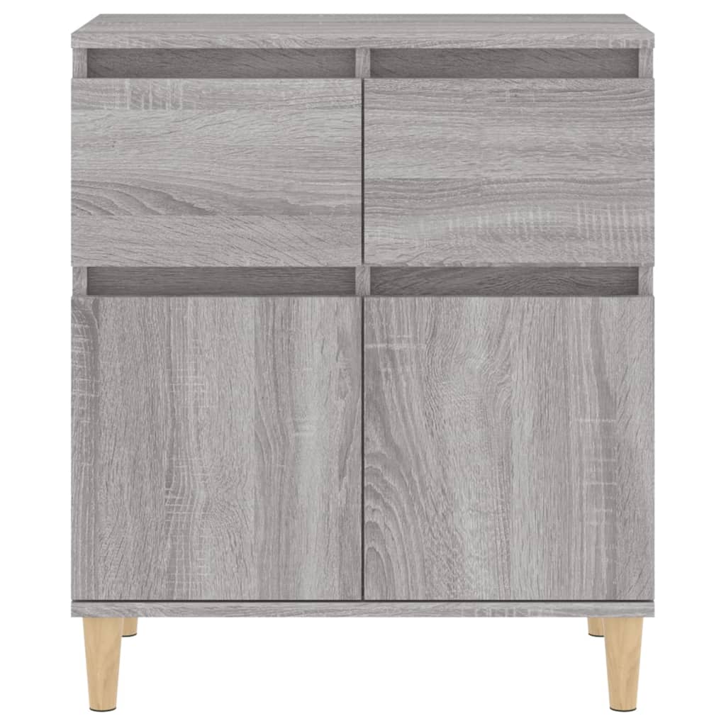 vidaXL Servantă, sonoma gri, 60x35x70 cm, lemn prelucrat