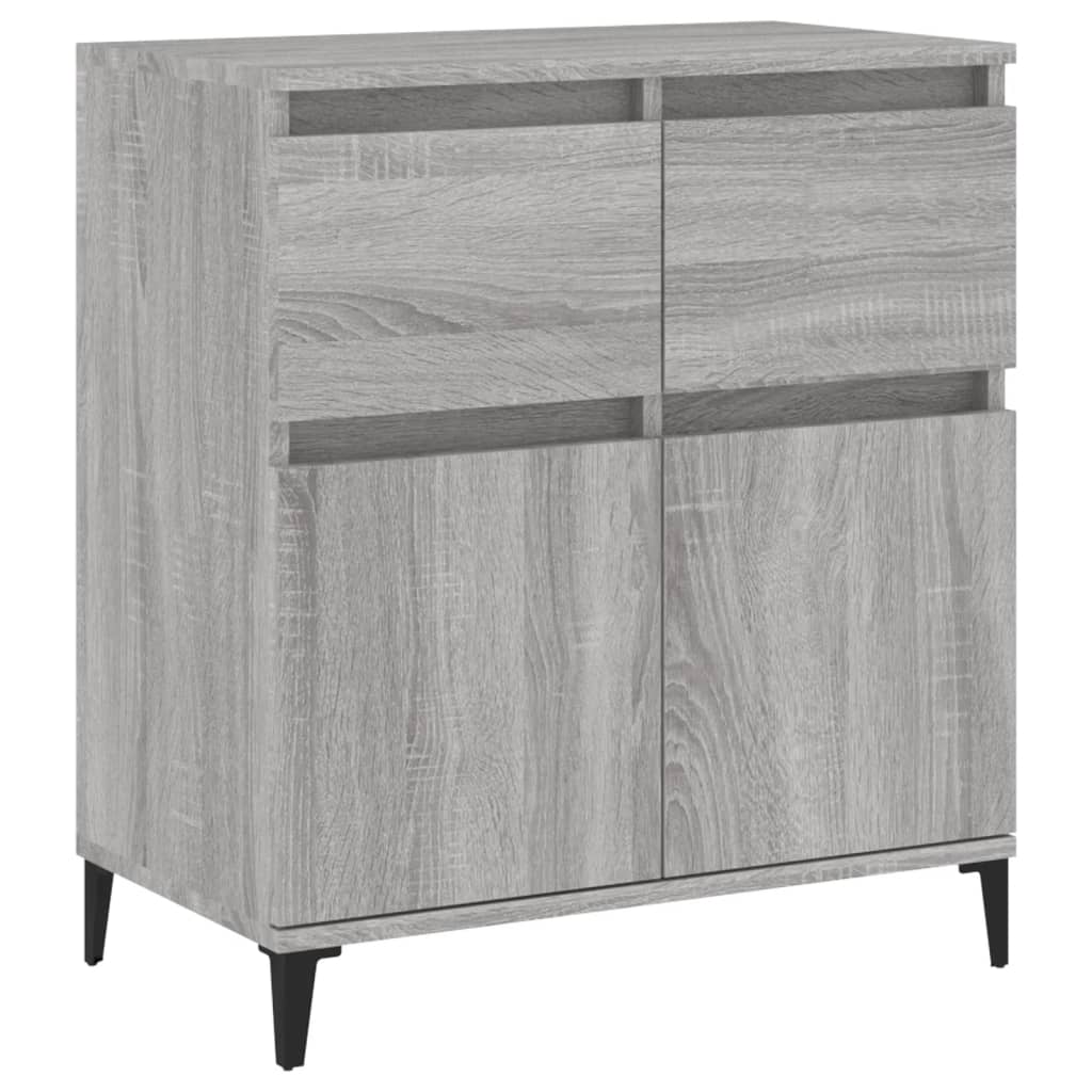 vidaXL Servantă, sonoma gri, 60x35x70 cm, lemn prelucrat vidaXL Servantă, sonoma gri, 60x35x70 cm, lemn prelucrat