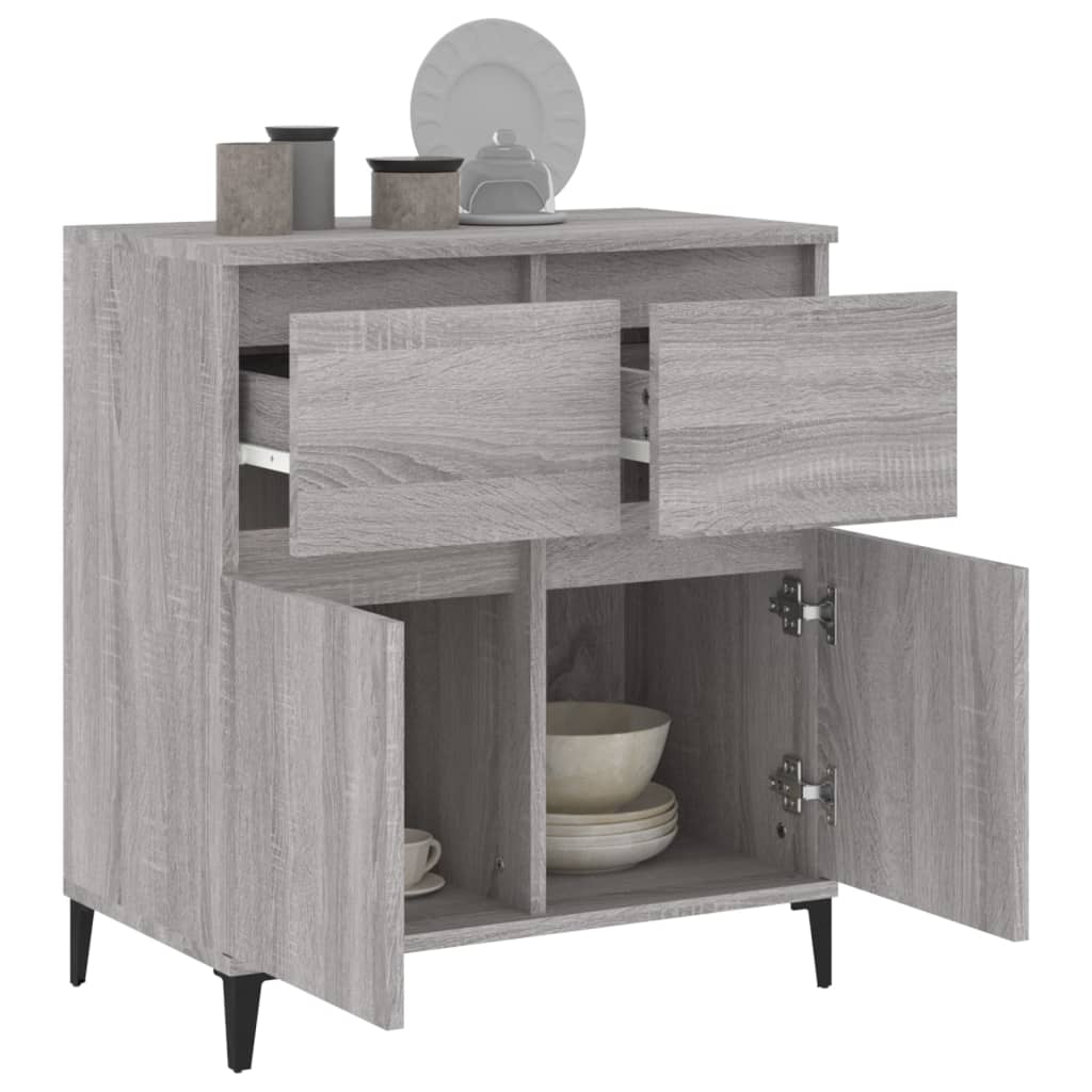 vidaXL Servantă, sonoma gri, 60x35x70 cm, lemn prelucrat vidaXL Servantă, sonoma gri, 60x35x70 cm, lemn prelucrat