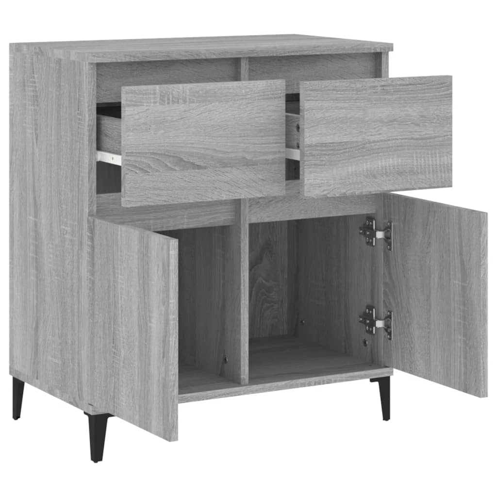 vidaXL Servantă, sonoma gri, 60x35x70 cm, lemn prelucrat vidaXL Servantă, sonoma gri, 60x35x70 cm, lemn prelucrat
