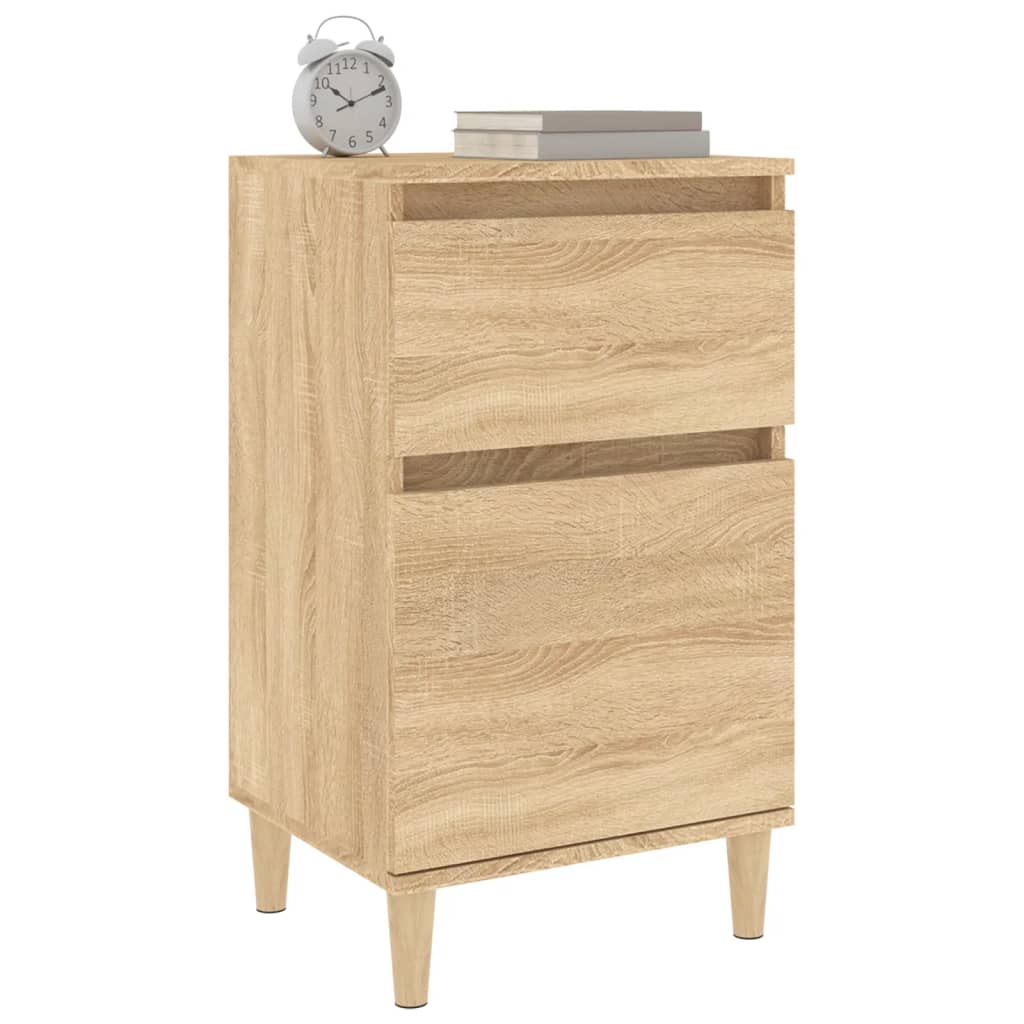 vidaXL Noptiere, 2 buc., stejar sonoma, 40x35x70 cm, lemn prelucrat vidaXL Noptiere, 2 buc., stejar sonoma, 40x35x70 cm, lemn prelucrat