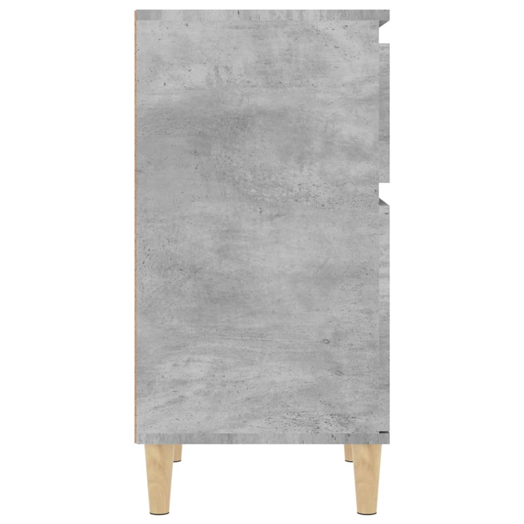 vidaXL Noptiere, 2 buc., gri beton, 40x35x70 cm vidaXL Noptiere, 2 buc., gri beton, 40x35x70 cm