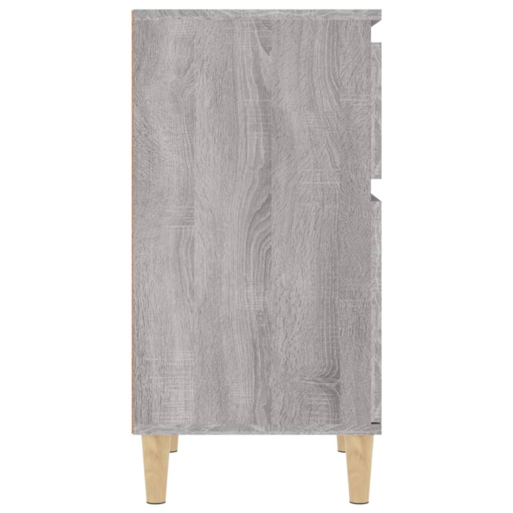 vidaXL Noptiere, 2 buc., gri sonoma, 40x35x70 cm vidaXL Noptiere, 2 buc., gri sonoma, 40x35x70 cm