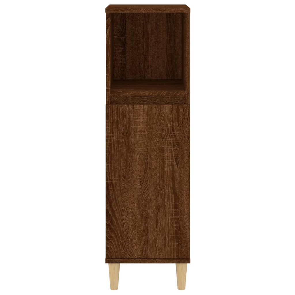 vidaXL Dulap de baie, stejar maro, 30x30x100 cm, lemn prelucrat vidaXL Dulap de baie, stejar maro, 30x30x100 cm, lemn prelucrat