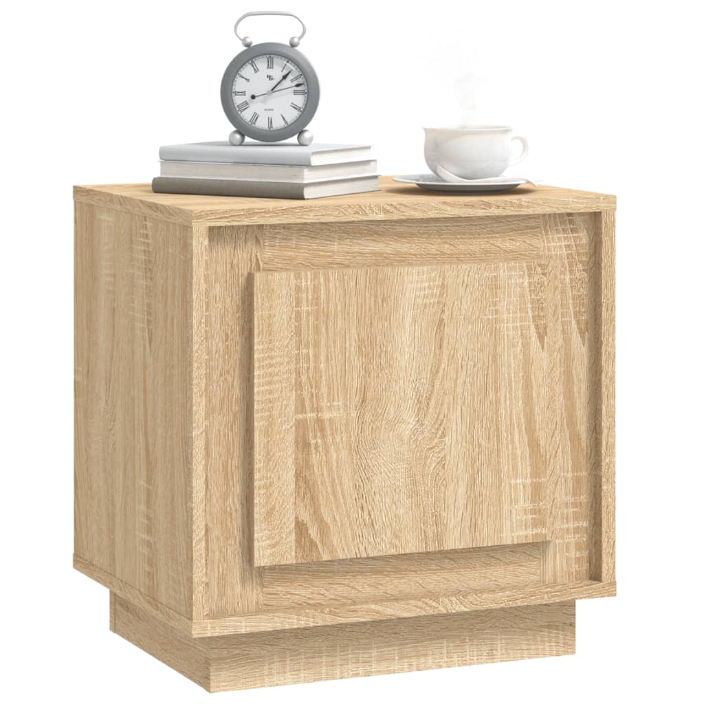 vidaXL Noptieră, stejar sonoma, 44x35x45 cm, lemn prelucrat vidaXL Noptieră, stejar sonoma, 44x35x45 cm, lemn prelucrat