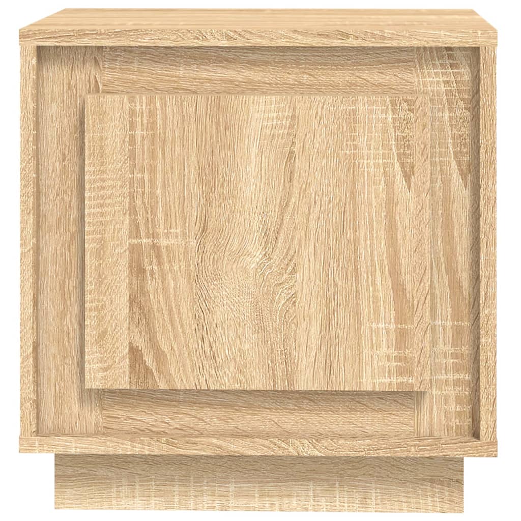 vidaXL Noptiere, 2 buc., stejar sonoma, 44x35x45 cm, lemn prelucrat