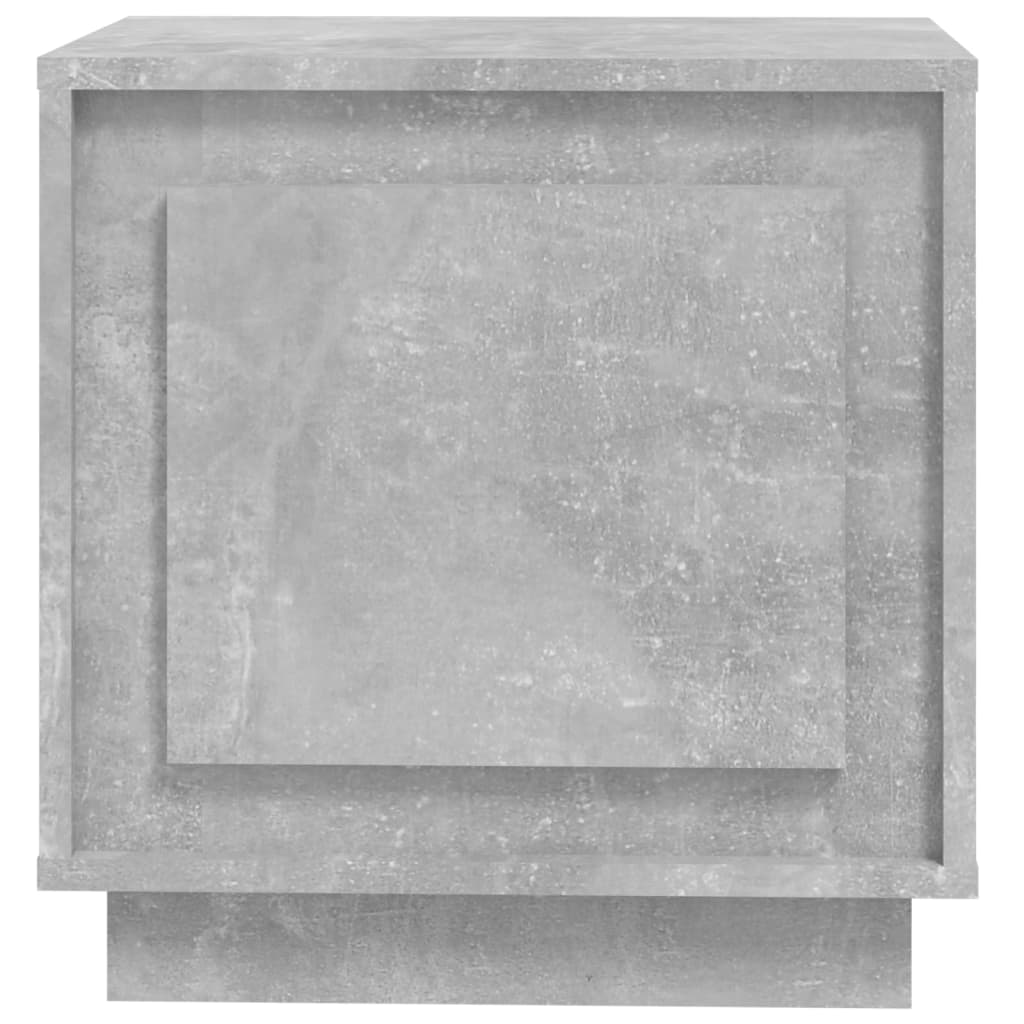 vidaXL Noptiere, 2 buc., gri beton, 44x35x45 cm, lemn prelucrat vidaXL Noptiere, 2 buc., gri beton, 44x35x45 cm, lemn prelucrat