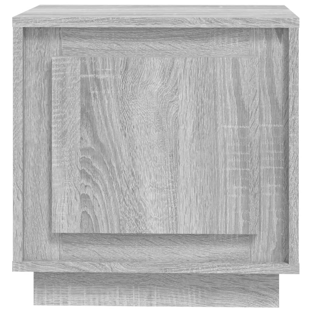 vidaXL Noptieră, gri sonoma, 44x35x45 cm, lemn prelucrat