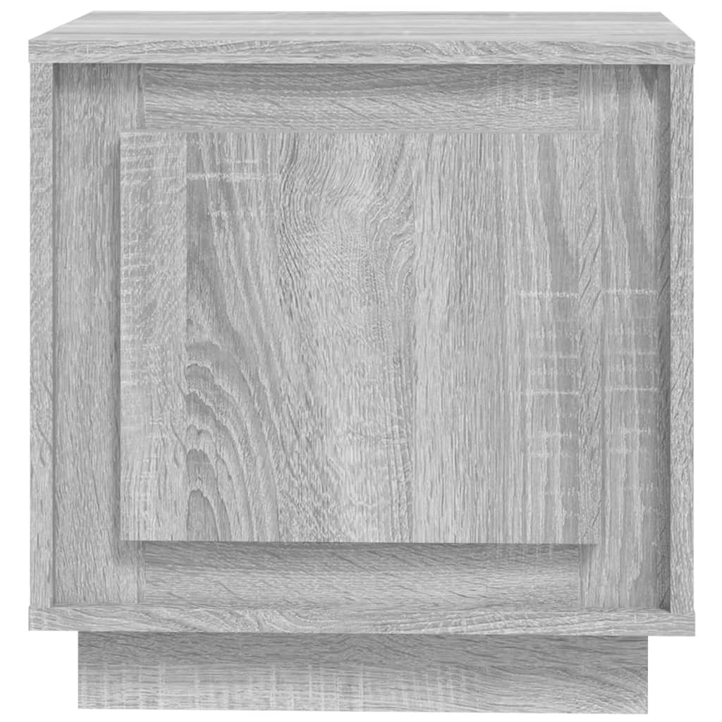 vidaXL Noptiere, 2 buc., gri sonoma, 44x35x45 cm, lemn prelucrat vidaXL Noptiere, 2 buc., gri sonoma, 44x35x45 cm, lemn prelucrat