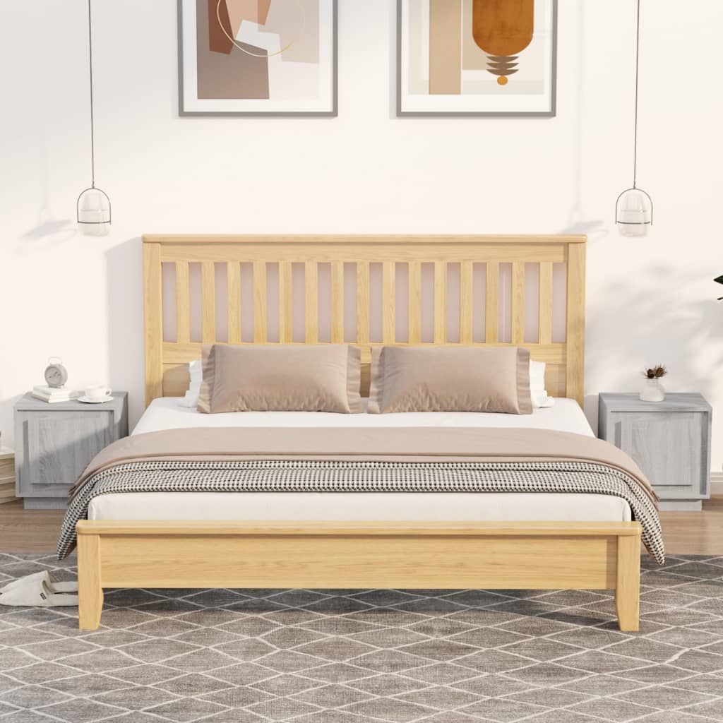 vidaXL Noptiere, 2 buc., gri sonoma, 44x35x45 cm, lemn prelucrat vidaXL Noptiere, 2 buc., gri sonoma, 44x35x45 cm, lemn prelucrat
