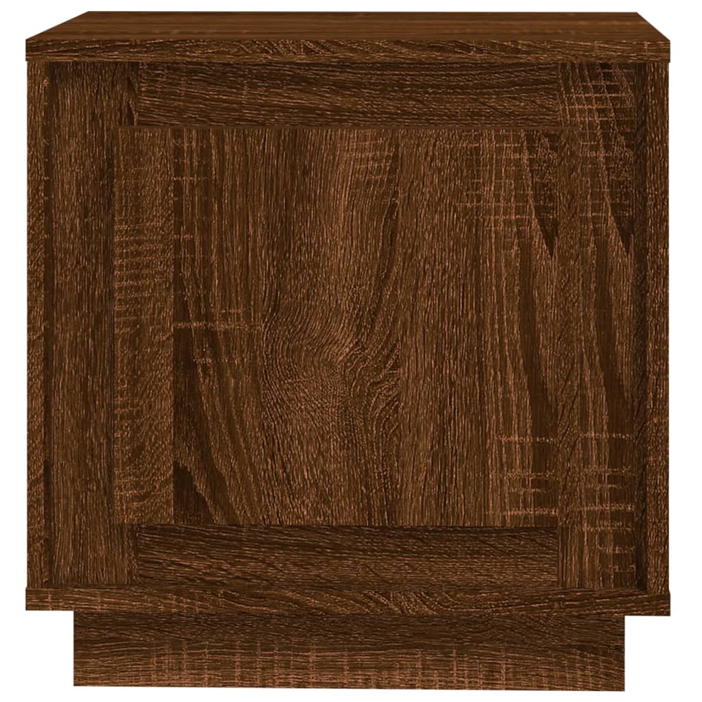 vidaXL Noptiere, 2 buc., stejar maro, 44x35x45 cm, lemn prelucrat vidaXL Noptiere, 2 buc., stejar maro, 44x35x45 cm, lemn prelucrat