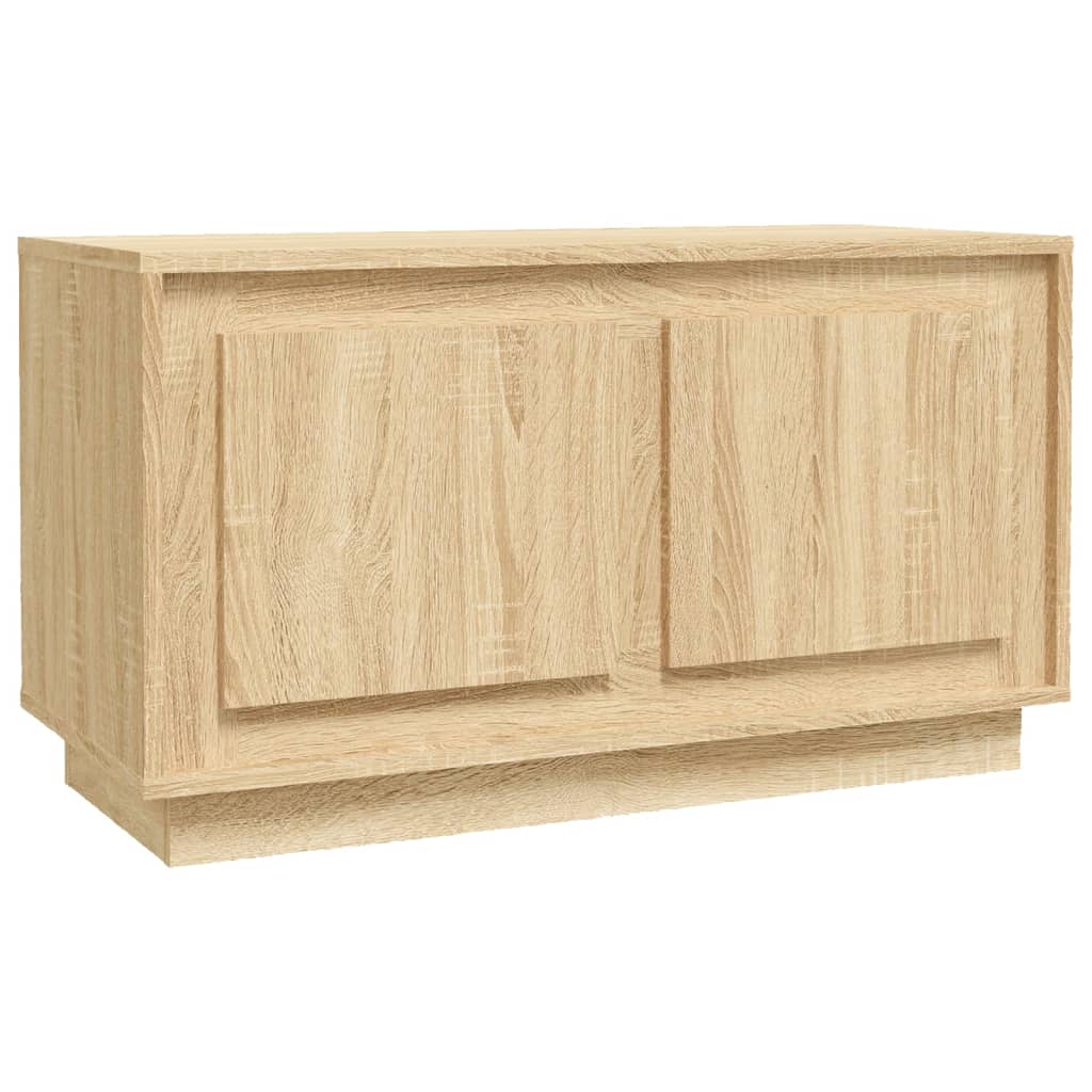 vidaXL Dulap TV, stejar sonoma, 80x35x45 cm, lemn prelucrat vidaXL Dulap TV, stejar sonoma, 80x35x45 cm, lemn prelucrat