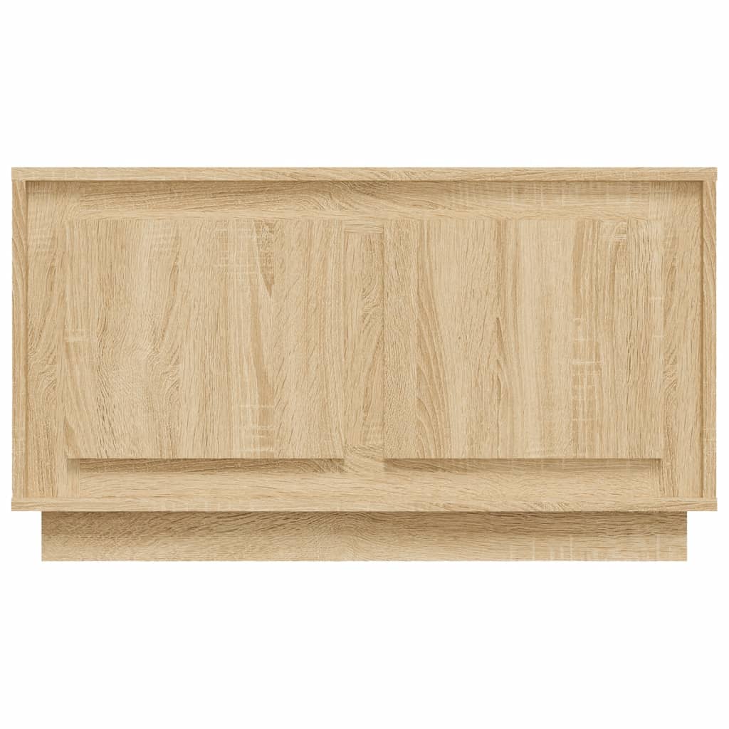 vidaXL Dulap TV, stejar sonoma, 80x35x45 cm, lemn prelucrat vidaXL Dulap TV, stejar sonoma, 80x35x45 cm, lemn prelucrat