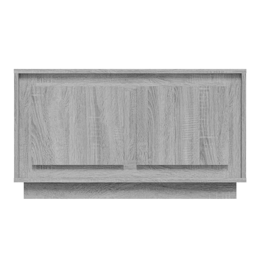 vidaXL Comodă TV, gri sonoma, 80x35x45 cm, lemn prelucrat vidaXL Comodă TV, gri sonoma, 80x35x45 cm, lemn prelucrat