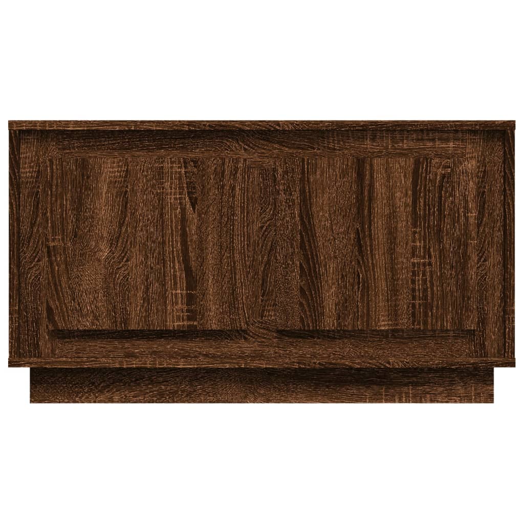 vidaXL Comodă TV, stejar maro, 80x35x45 cm, lemn prelucrat vidaXL Comodă TV, stejar maro, 80x35x45 cm, lemn prelucrat