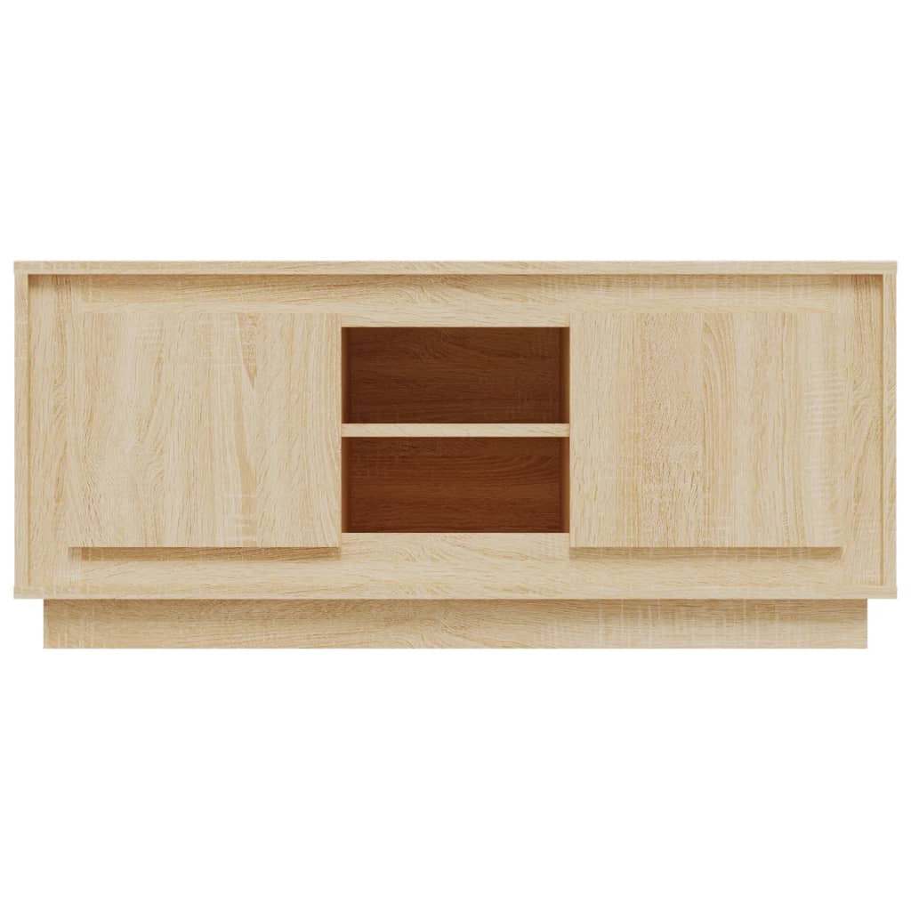 vidaXL Comodă TV, stejar sonoma, 102x35x45 cm, lemn prelucrat vidaXL Comodă TV, stejar sonoma, 102x35x45 cm, lemn prelucrat