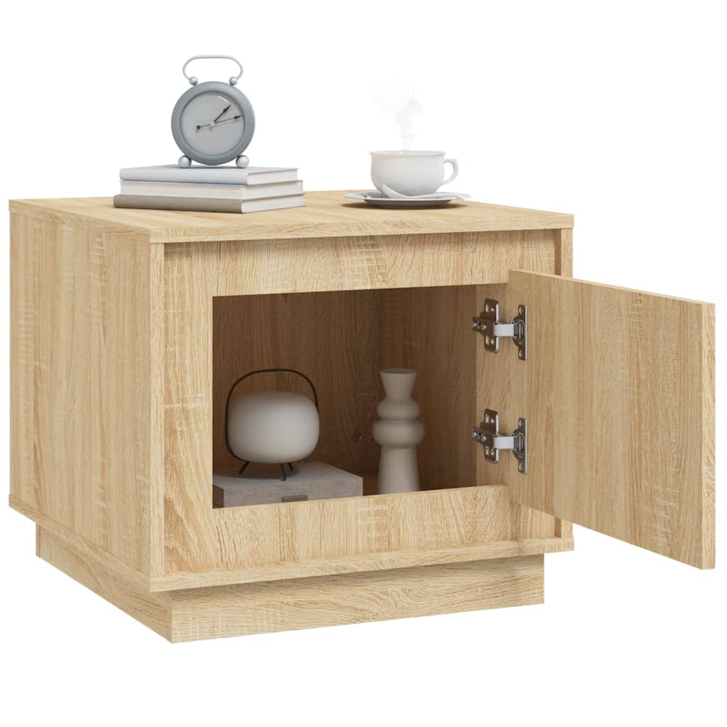 vidaXL Măsuță de cafea, stejar sonoma, 51x50x44 cm, lemn prelucrat vidaXL Măsuță de cafea, stejar sonoma, 51x50x44 cm, lemn prelucrat