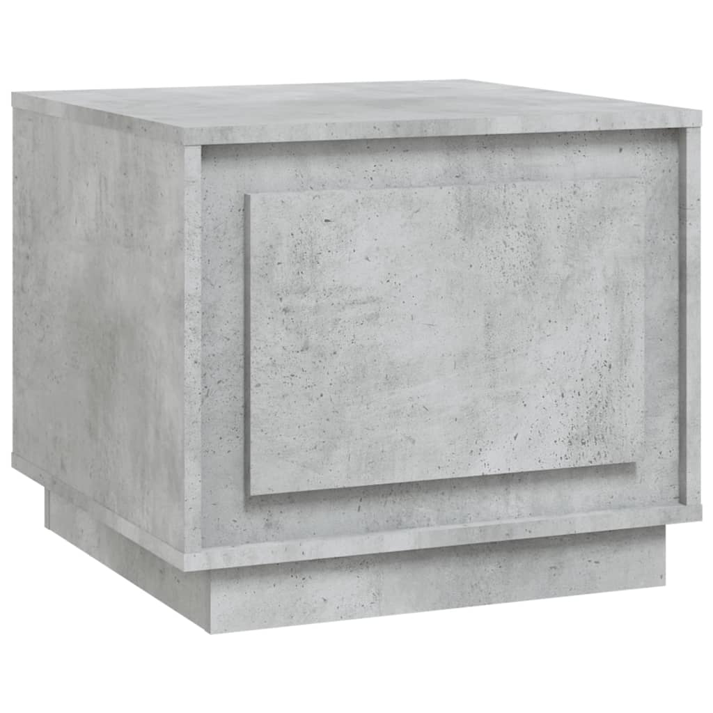 vidaXL Măsuță de cafea, gri beton, 51x50x44 cm, lemn prelucrat vidaXL Măsuță de cafea, gri beton, 51x50x44 cm, lemn prelucrat