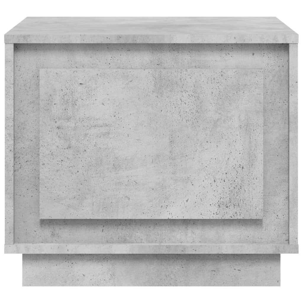 vidaXL Măsuță de cafea, gri beton, 51x50x44 cm, lemn prelucrat vidaXL Măsuță de cafea, gri beton, 51x50x44 cm, lemn prelucrat