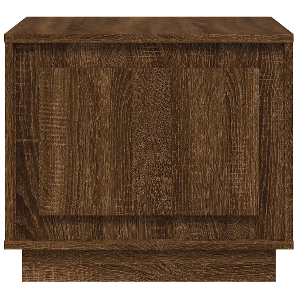 vidaXL Măsuță de cafea, stejar maro, 51x50x44 cm, lemn prelucrat vidaXL Măsuță de cafea, stejar maro, 51x50x44 cm, lemn prelucrat