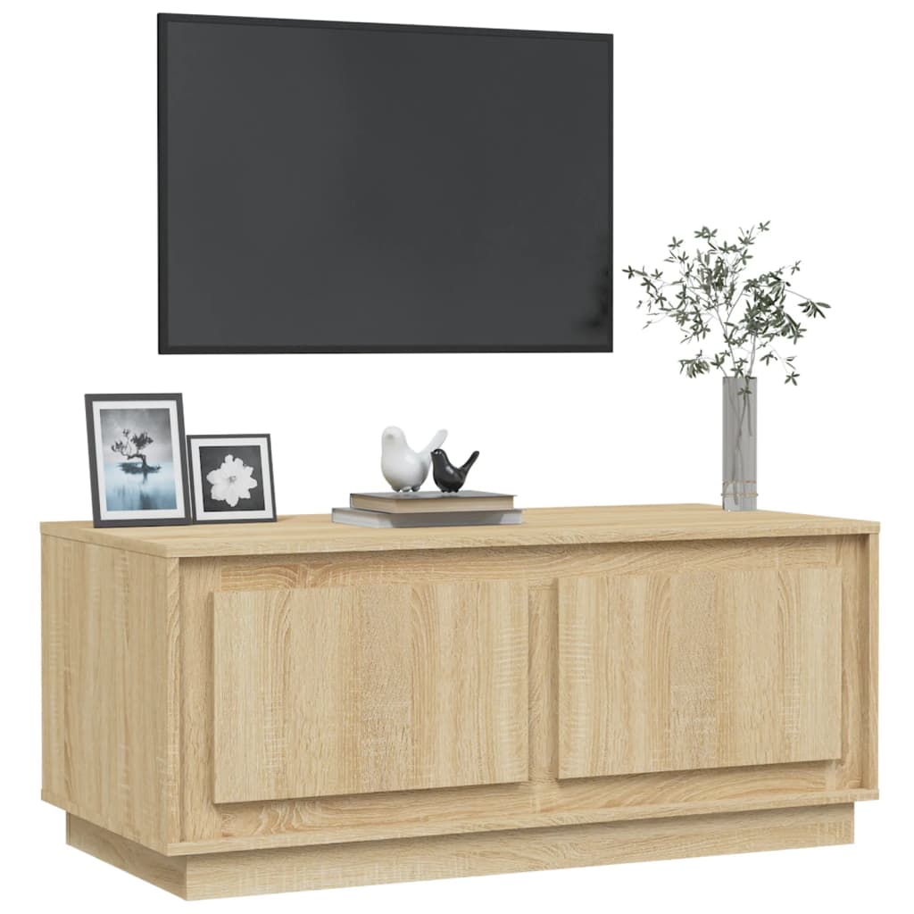 vidaXL Măsuță de cafea, stejar sonoma, 102x50x44 cm, lemn prelucrat vidaXL Măsuță de cafea, stejar sonoma, 102x50x44 cm, lemn prelucrat
