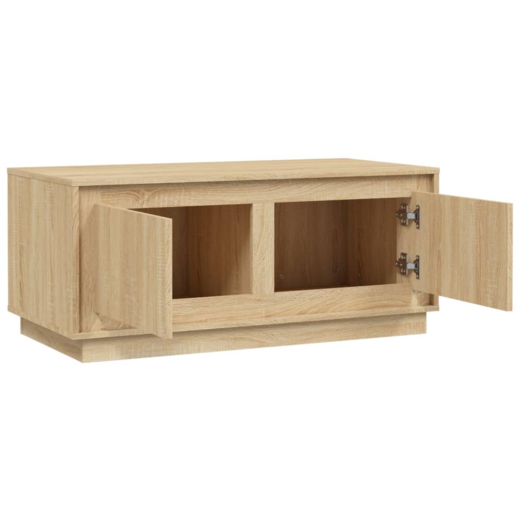 vidaXL Măsuță de cafea, stejar sonoma, 102x50x44 cm, lemn prelucrat vidaXL Măsuță de cafea, stejar sonoma, 102x50x44 cm, lemn prelucrat