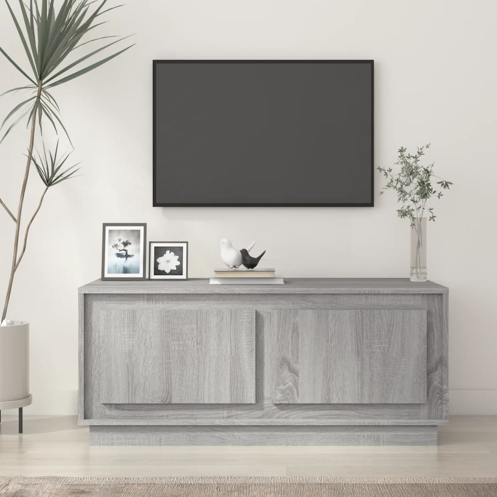vidaXL Măsuță de cafea, gri sonoma, 102x50x44 cm, lemn prelucrat