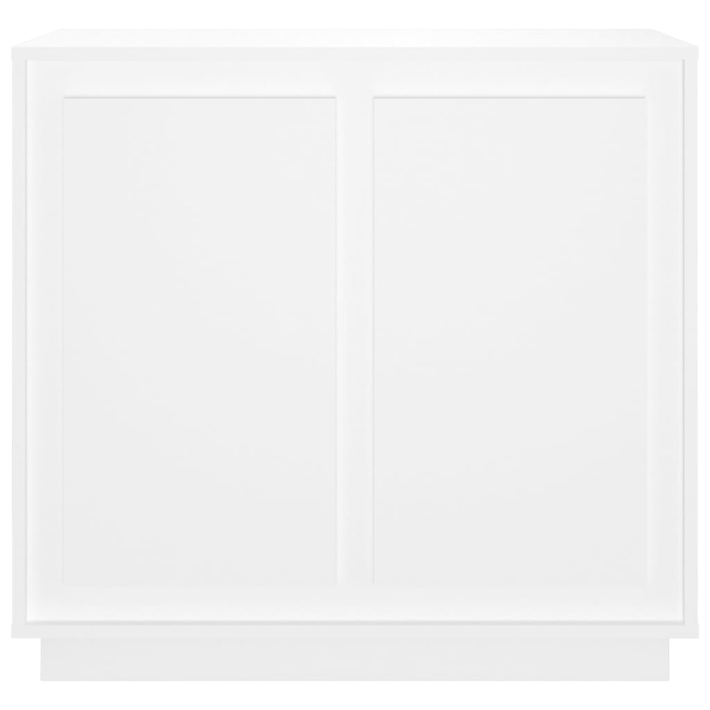 vidaXL Dulap, alb, 80x34x75 cm, lemn prelucrat