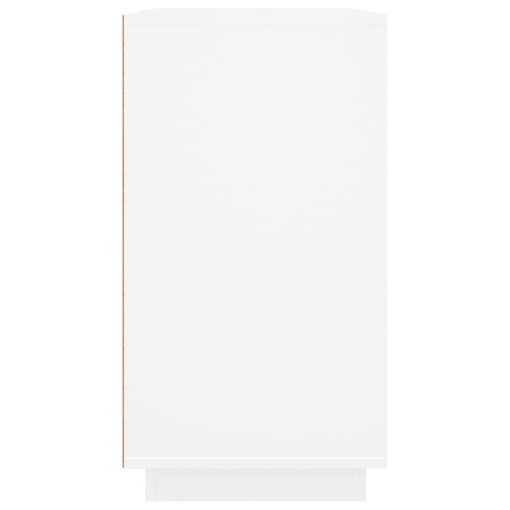 vidaXL Dulap, alb, 80x34x75 cm, lemn prelucrat