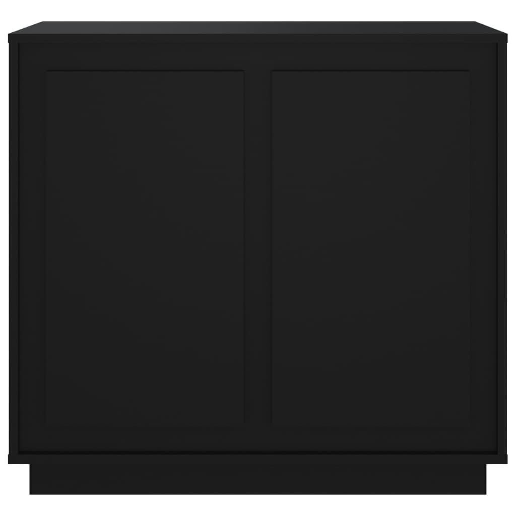 vidaXL Dulap, negru, 80x34x75 cm, lemn prelucrat vidaXL Dulap, negru, 80x34x75 cm, lemn prelucrat