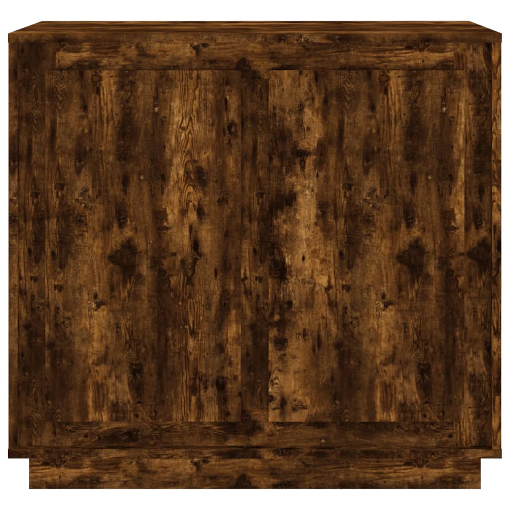 vidaXL Dulap, stejar fumuriu, 80x34x75 cm, lemn compozit vidaXL Dulap, stejar fumuriu, 80x34x75 cm, lemn compozit