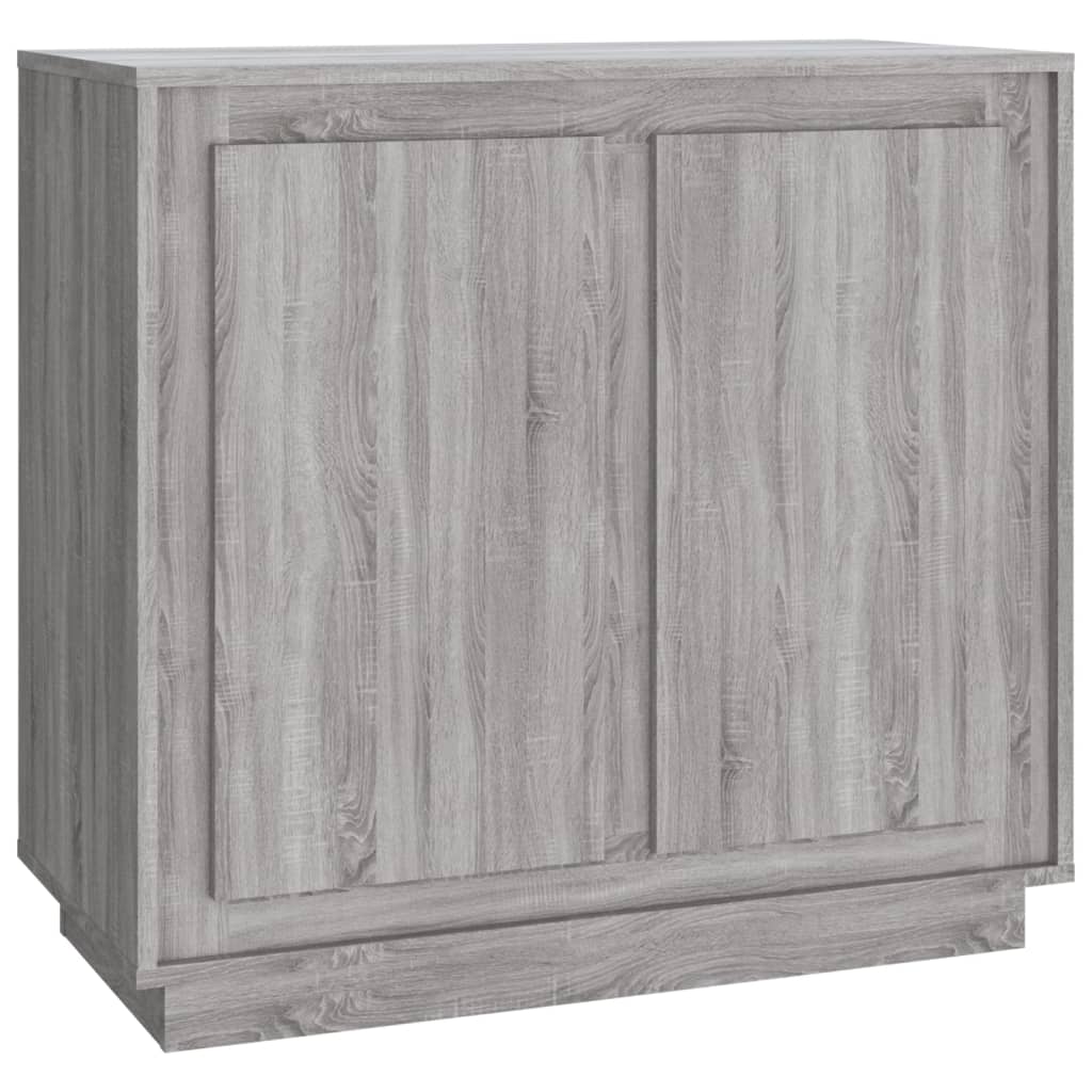 vidaXL Dulap, sonoma gri, 80x34x75 cm, lemn prelucrat
