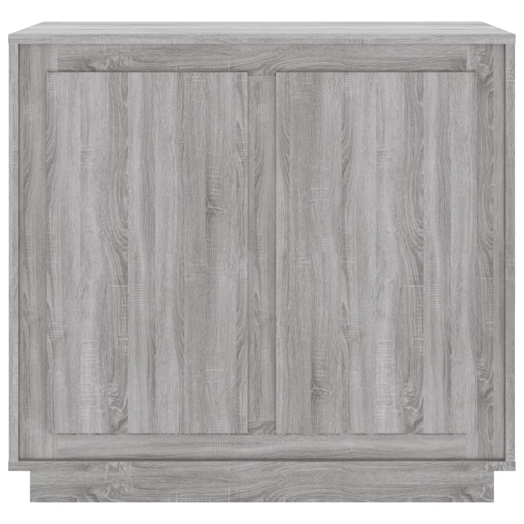 vidaXL Dulap, sonoma gri, 80x34x75 cm, lemn prelucrat