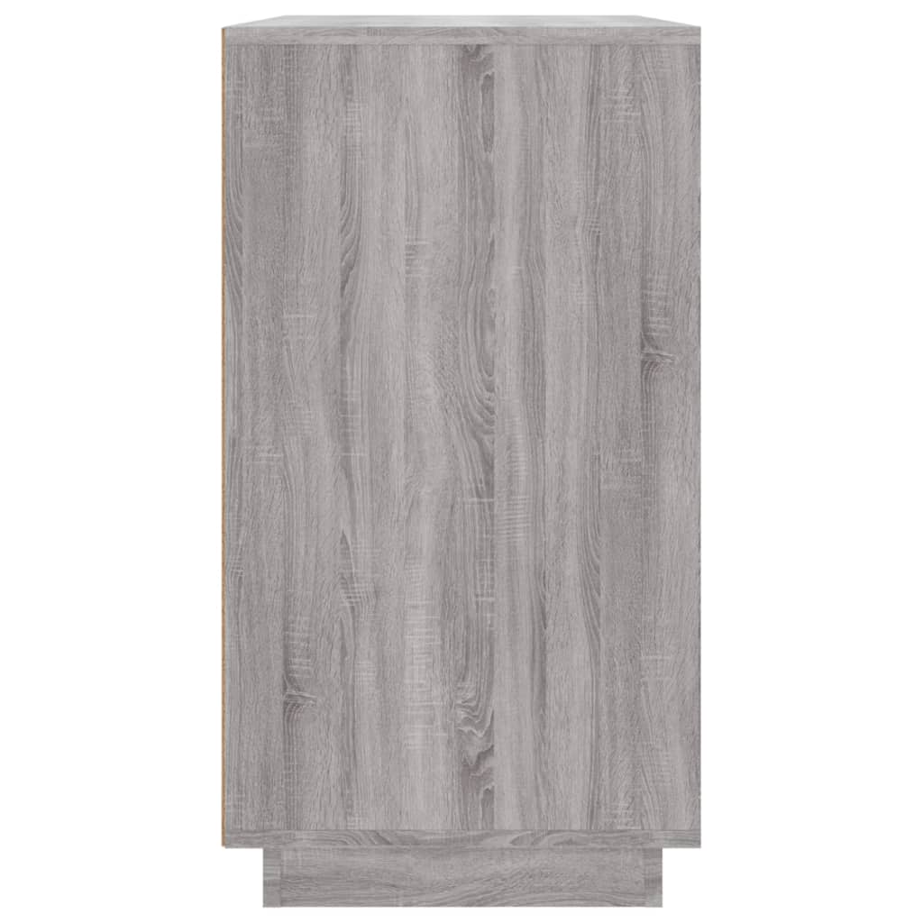 vidaXL Dulap, sonoma gri, 80x34x75 cm, lemn prelucrat