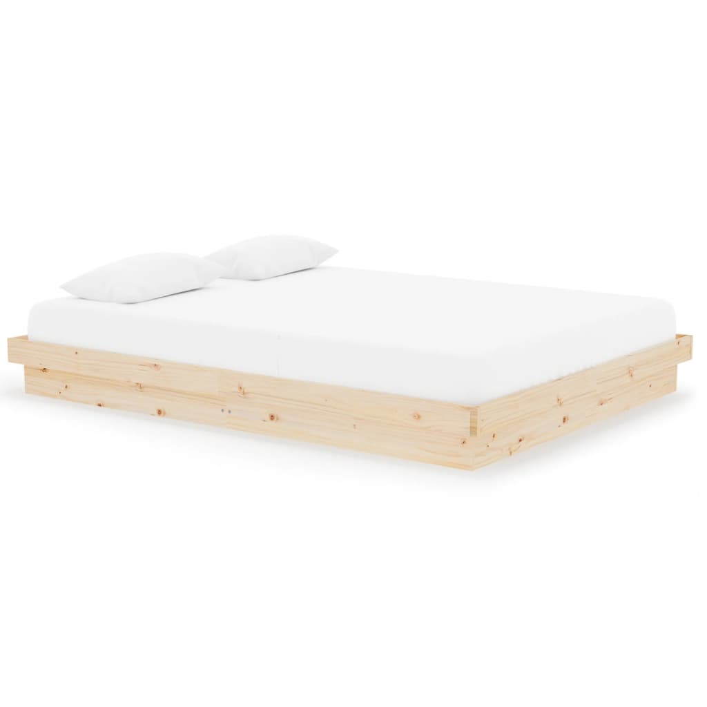 vidaXL Cadru de pat King Size, 150x200 cm, lemn masiv vidaXL Cadru de pat King Size, 150x200 cm, lemn masiv