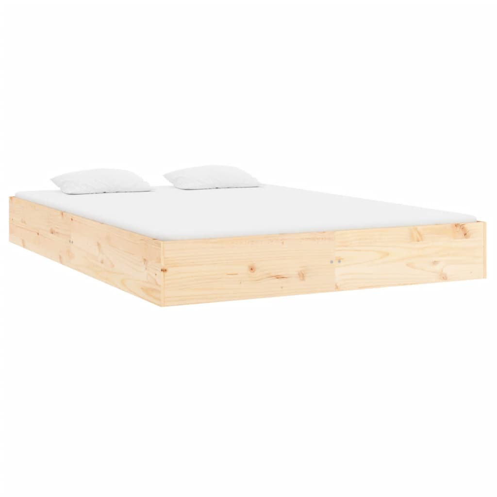 vidaXL Cadru de pat King Size, 150x200 cm, lemn masiv vidaXL Cadru de pat King Size, 150x200 cm, lemn masiv