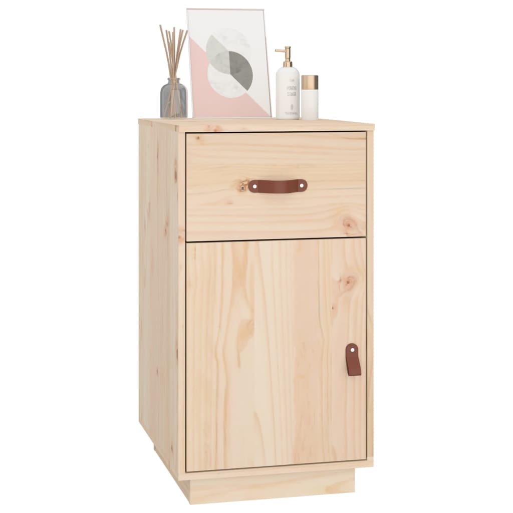vidaXL Dulap de birou, 40x50x75 cm, lemn masiv de pin vidaXL Dulap de birou, 40x50x75 cm, lemn masiv de pin